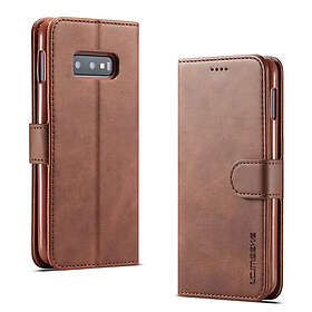 Lux-Case LC.IMEEKE Galaxy S10e wallet case Coffee Brun