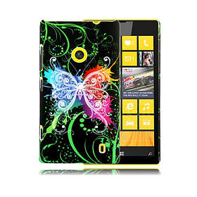 Lux-Case Valentine (Svart Fjäril) Lumia 520 / 525 Skal Flerfärgad