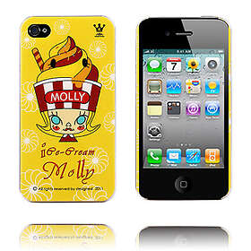 Lux-Case Cute Cartoon (Molly) iPhone 4/4S Skal Gul