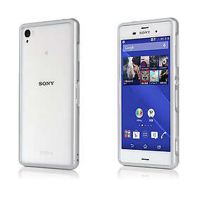 Lux-Case Remes (Sølv) Xperia Z3 Metall-Bumper Silver/Grå