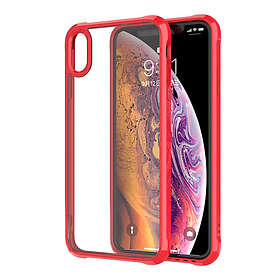 Lux-Case LEEU DESIGN iPhone XS anti-shock case Red Röd