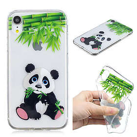 Lux-Case iPhone Xr flexibelt mjukt silikonplast mobilskal med unikt IMD mönster Bambo Panda Flerfärgad