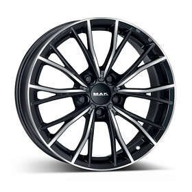 MAK Wheels Mark blk/pol 8.0x19 5/120.00 ET45 B72.6