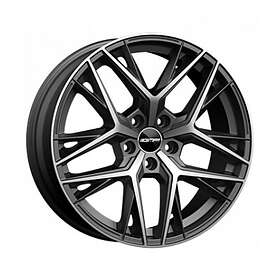 GMP Lunica anthracite matt diamond 8,5x20 5/114,30 ET35 B64.1