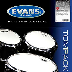 Evans Drumheads G1 Clear Standard Tom Pack (12-13-16")