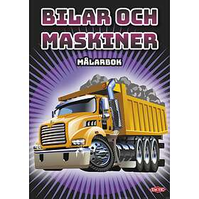 Tactic Målarbok Bilar och Maskiner