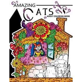 Coloring Book Amazing Cats Adult : Your Garden for