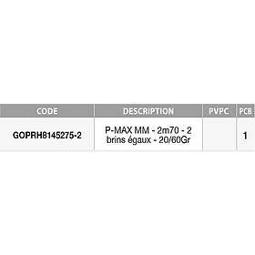 Garbolino P-max Mm Spinning Rod Grönt,Svart 2,70 m / 20-60g