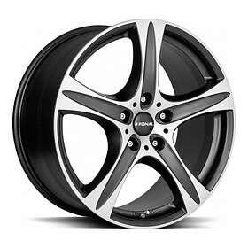 Ronal R55 SUV MATT BLACK FRONT CUT 9,5x20 5/112,00 ET53 B66.6