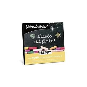 Wonderbox presentförpackning Glad skolan är färdig