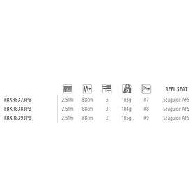 Shimano Biocraft Xr Predator Bt Fly Rod Silver 2,51 m / Line 8