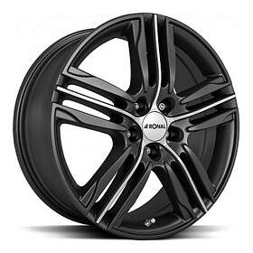 Ronal R57 MATT BLACK FRONT CUT 7.5x17 5/112.00 ET48 B76.0
