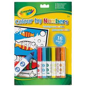 Crayola Colour by Numbers Målarbok