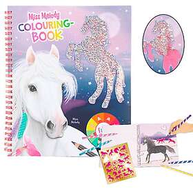 Miss Melody Paljettihevonen värityskirja