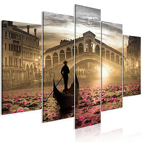 MAGIC Canvastavla Venice (5 Parts) Wide Orange (100 x 50 cm)