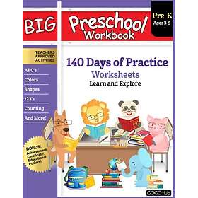 BIG Preschool Workbook: Ages 3 5, 140+ Days of PreK Learning Materials, Fun Homeschool Curriculum Activities Help Pre K Kids Prep With Lette