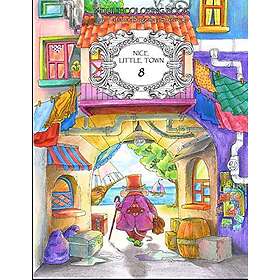 Nice Little Town 8: Adult Coloring Book (Stress Relieving Coloring Pages, Coloring Book for Relaxation)