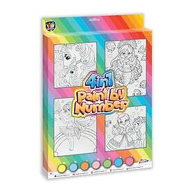 Grafix Paint by number Jenter(4)