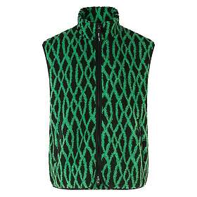 Samsøe Samsøe Rune Zip Vest AOP 11705 M Medium Green (Storlek M)