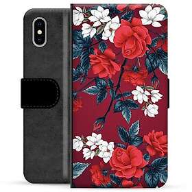 MTP Products iPhone X / XS Plånboksfodral Vintage Blommor