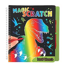 Dino World Magic Scratch Book