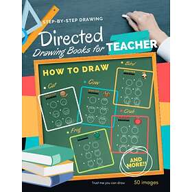 For Directed Drawing Books Teachers: Learn to Draw Animals, Food, Fruits, Vehicles, Christmas, Ghost, Robot, Residences, and More