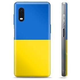 MTP Products Galaxy Xcover Pro TPU-Skal Ukrainska Flaggan Gul och ljusblå