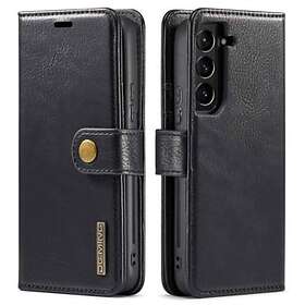 DG.Ming 2-i-1 Galaxy S23 5G Löstagbar Läder Plånboksfodral Svart