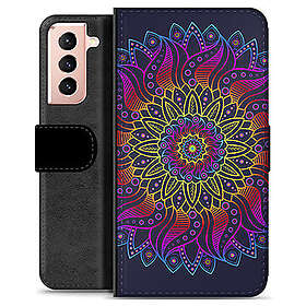 MTP Products Galaxy S21 5G Premium Plånboksfodral Färgrik Mandala