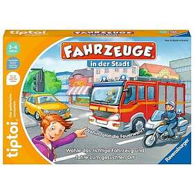 Ravensburger tiptoi Spiel 00127 Fahrzeuge in der Stadt Lernspiel ab 3 Jahren, lehrreiches Zuordnungsspiel für Jungen und Mädchen, für 1-4 Sp