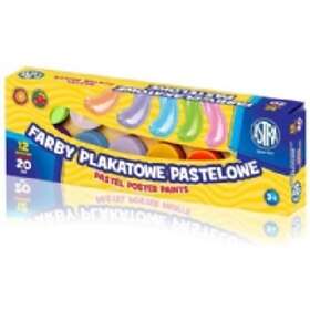 Astra Pastel poster paints 12 colors 20ml (301118001)