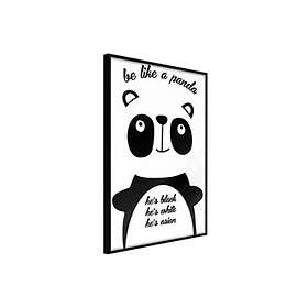 Panda Inramad Poster / Tavla Tolerant