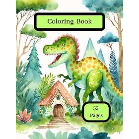 Page Dinosaur Coloring Book: Dinosaur Coloring Book: 55 dinosaur book for children