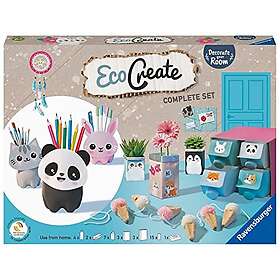 Ravensburger EcoCreate 18145 – Dekorera ditt rum – gör-det-själv-pysselset för barn från 6 år, ljusblå