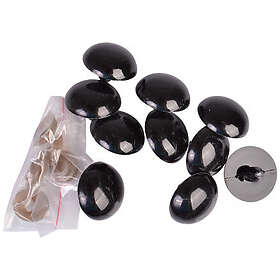 Infinity Hearts Sikkerhedsøjne/Amigurumi øjne Sort 30mm 5 sæt