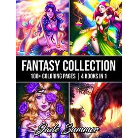 Fantasy Collection: An Adult Coloring Book with 100+ Incredible Coloring Pages of Mermaids, Fairies, Vampires, Dragons, and More!