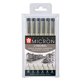 Set Pigma Micron 6p 0,20-0,5mm