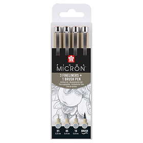 Mildliner 5-pack Gray Tones