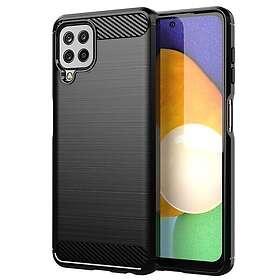 Skalo Samsung A22 4G Armor Carbon Stöttåligt TPU-skal