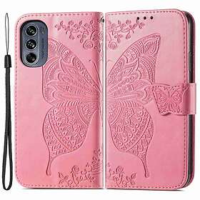 Skalo Motorola Moto G62 5G Mandala Butterfly Plånboksfodral