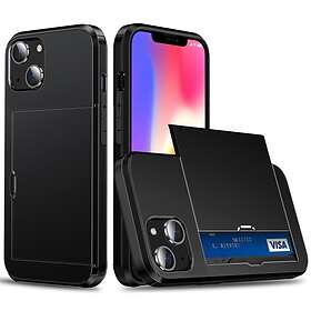 Skalo iPhone 14 Plus Armor Skal Korthållare Svart