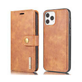 DG-Ming DG.MING iPhone 13 Mini Split Läder Plånboksfodral Brun