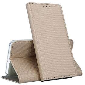 Flipfodral med ställ till Galaxy A12 / M12 Guld