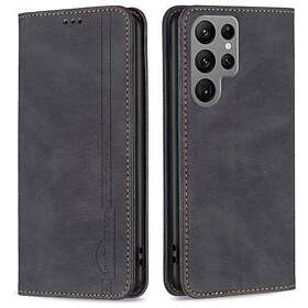 BINFEN COLOR Plånboksfodral Galaxy S23 Ultra Svart