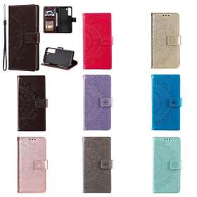 Skalo Samsung S22+ Mandala Plånboksfodral Roséguld