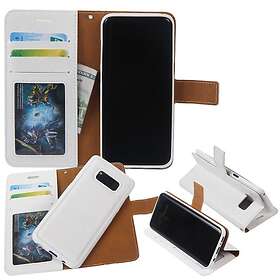 Galaxy S8 2 i 1 plånboksfodral / Skal Vit