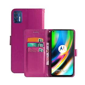 Mobilplånbok 3-kort Moto G9 Plus Rosa
