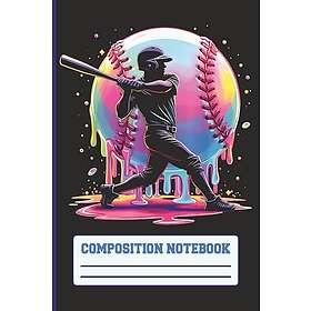 Composition Notebook Baseball: Wide Ruled Journal, Memo Note Taking, Notebook for Kids, Students and Teens, Perfect for School, College.. ,s