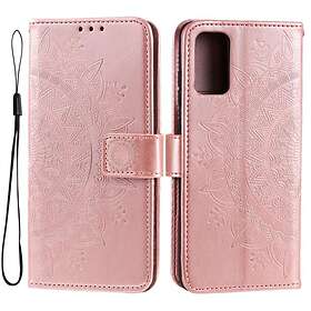 Skalo Samsung A33 5G Mandala Plånboksfodral Roséguld
