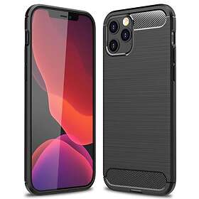 Borstat silikon skal iPhone 13 Pro Svart